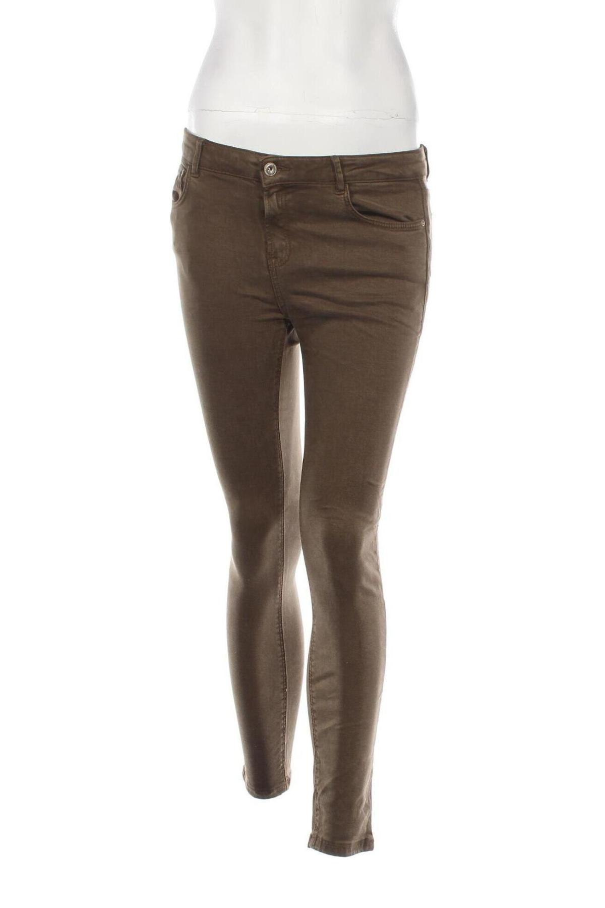 Damen Jeans Zara, Größe M, Farbe Grün, Preis 3,34 €