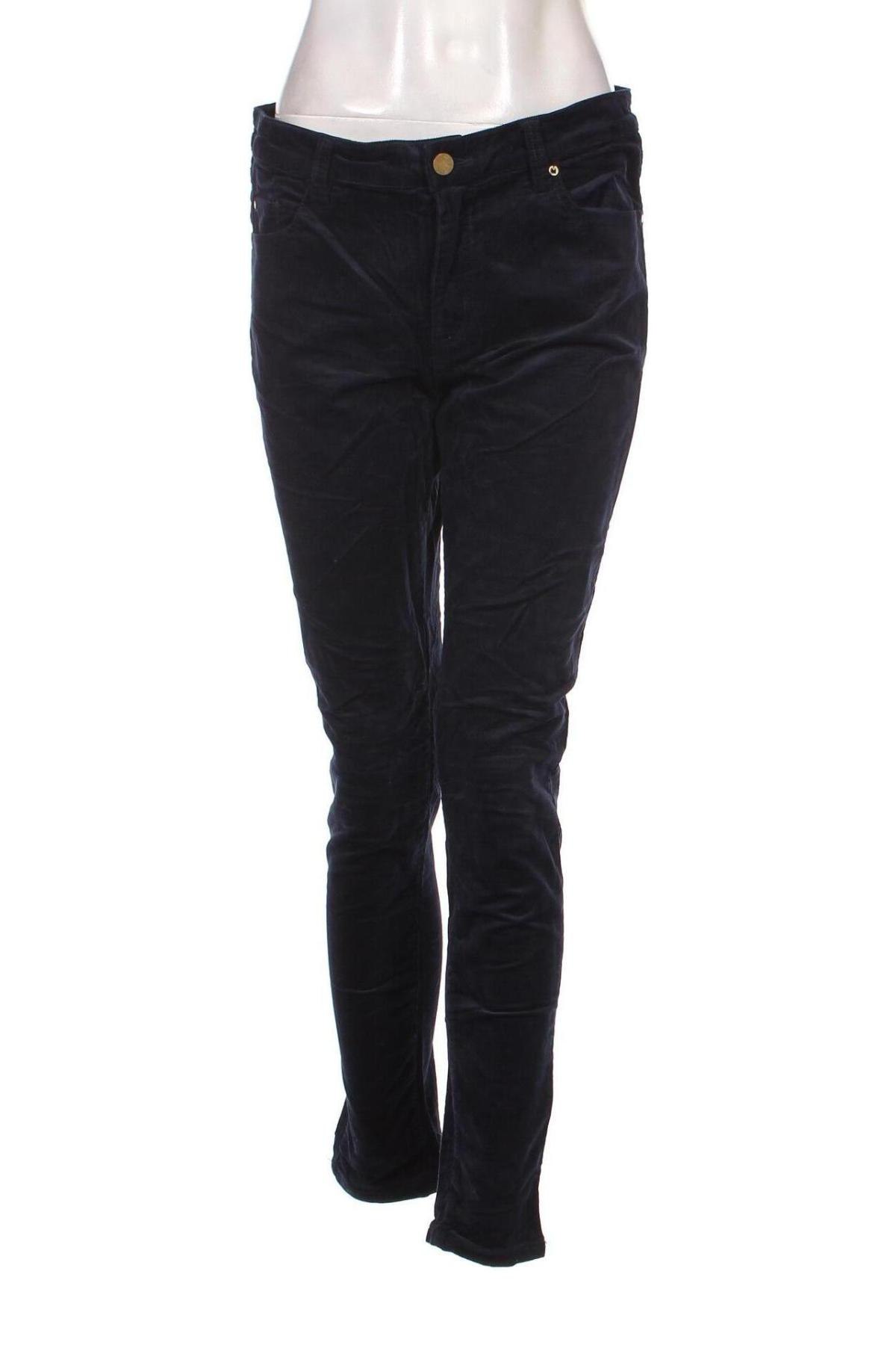 Γυναικείο κοτλέ παντελόνι, Μέγεθος L, Χρώμα Μπλέ, Τιμή 2,69 €