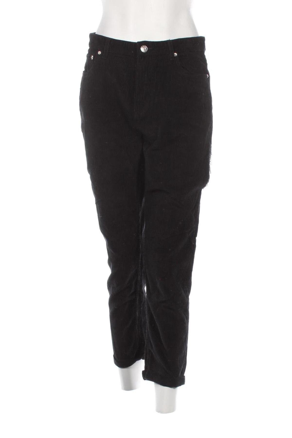 Pantaloni de velvet de femei Alcott, Mărime M, Culoare Negru, Preț 151,32 Lei