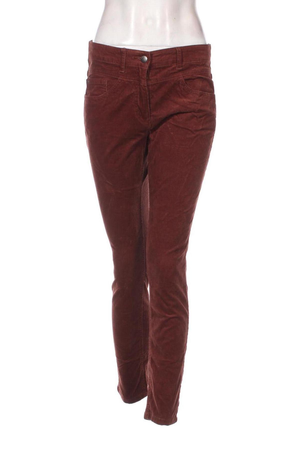 Pantaloni de velvet de femei C&A, Mărime S, Culoare Maro, Preț 17,17 Lei