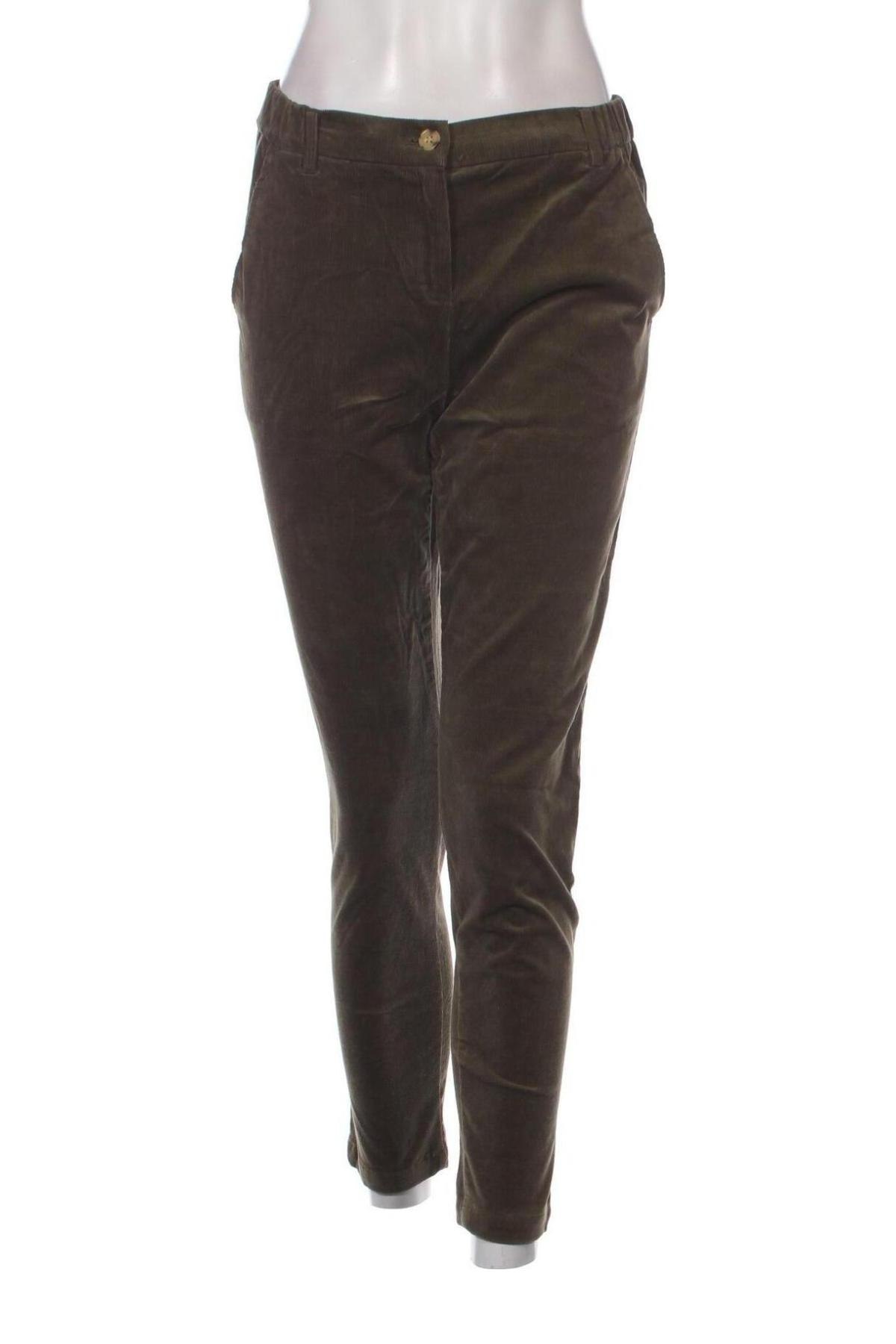 Pantaloni de velvet de femei Esprit, Mărime XXS, Culoare Verde, Preț 11,45 Lei