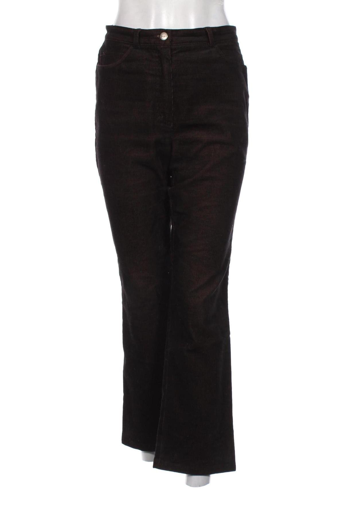Pantaloni de velvet de femei Gina Laura, Mărime M, Culoare Maro, Preț 16,22 Lei