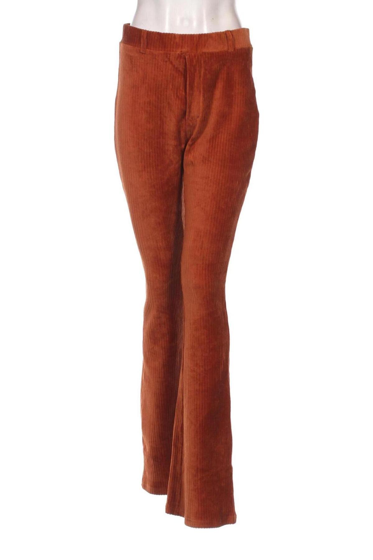 Γυναικείο κοτλέ παντελόνι Haily`s, Μέγεθος XL, Χρώμα Καφέ, Τιμή 5,38 €