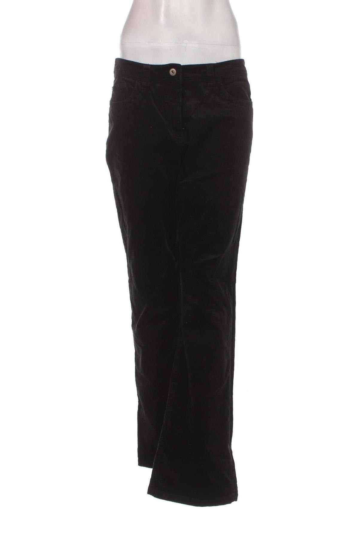 Pantaloni de velvet de femei Yessica, Mărime M, Culoare Negru, Preț 12,40 Lei