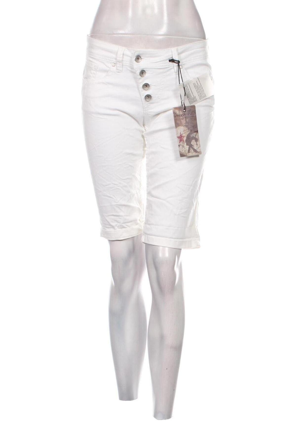 Дамски къс панталон Buena Vista, Размер XS, Цвят Бял, Цена 8,64 лв.