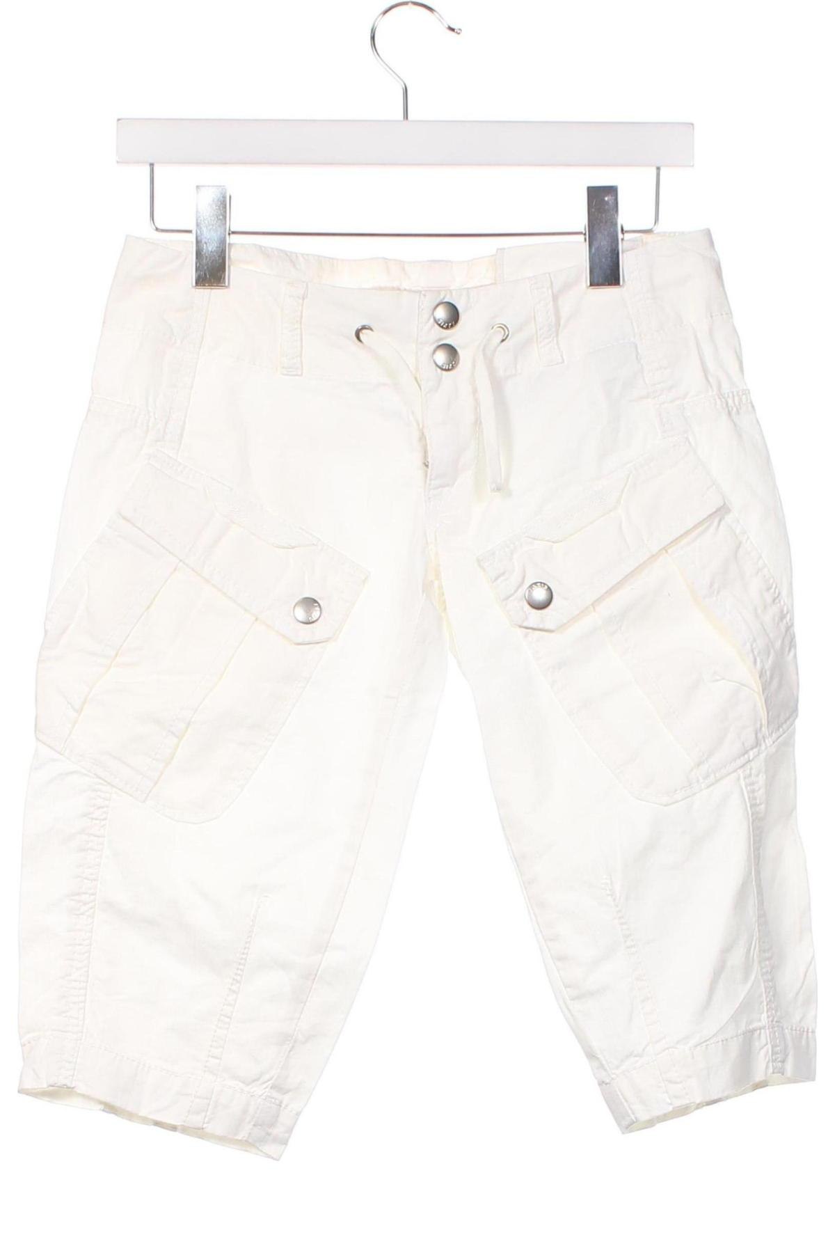 Γυναικείο κοντό παντελόνι Miss Sixty, Μέγεθος S, Χρώμα Λευκό, Τιμή 14,20 €