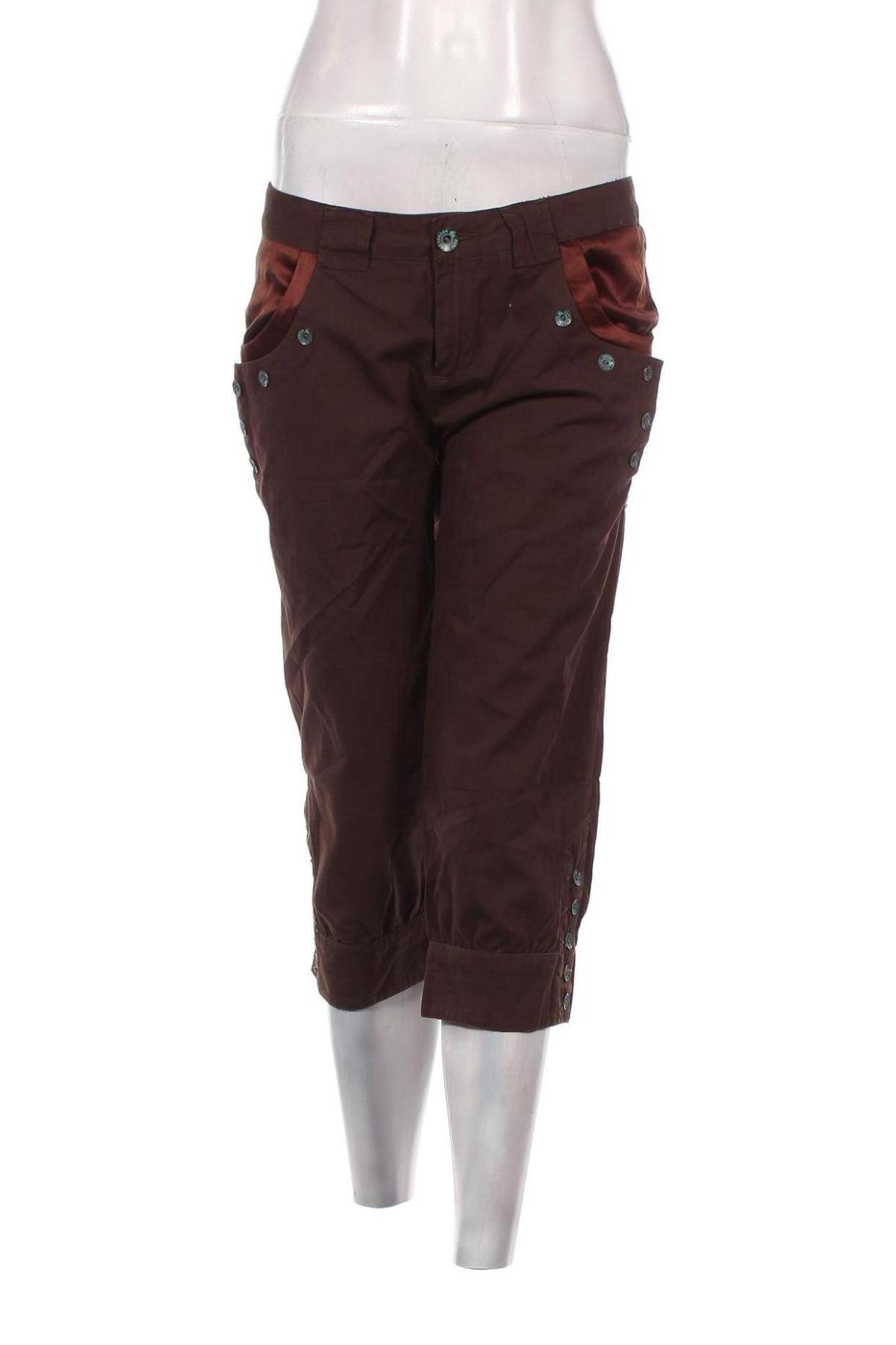 Γυναικείο κοντό παντελόνι Pepe Jeans, Μέγεθος M, Χρώμα Καφέ, Τιμή 19,45 €