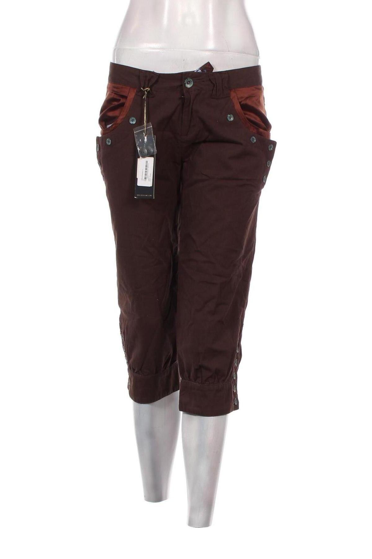 Pantaloni scurți de femei Pepe Jeans, Mărime M, Culoare Maro, Preț 50,33 Lei
