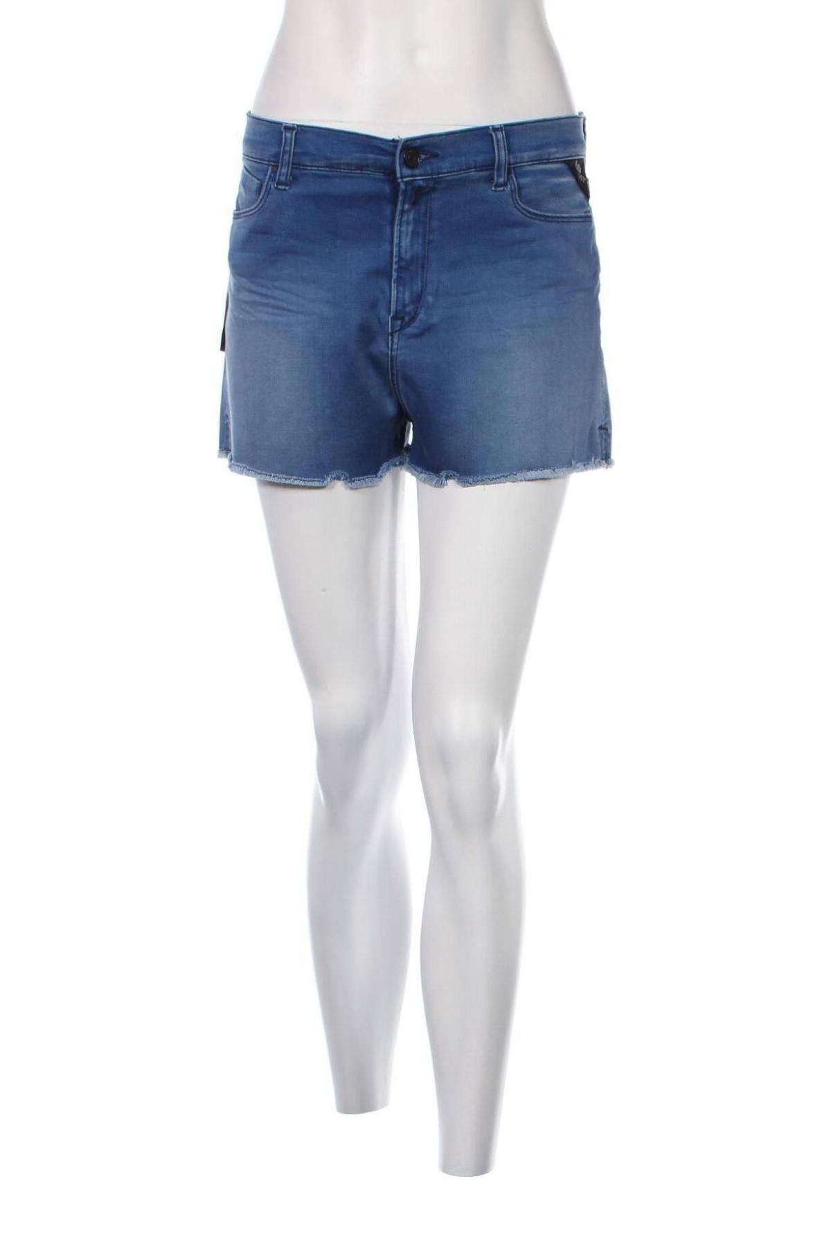 Γυναικείο κοντό παντελόνι Replay, Μέγεθος S, Χρώμα Μπλέ, Τιμή 70,10 €