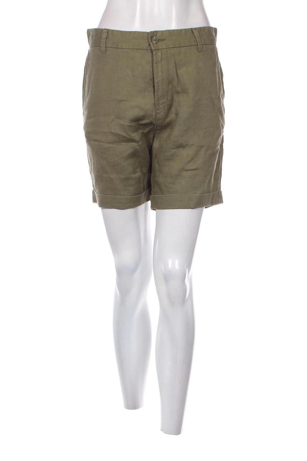 Дамски къс панталон Weekday, Размер XL, Цвят Зелен, Цена 28,00 лв.