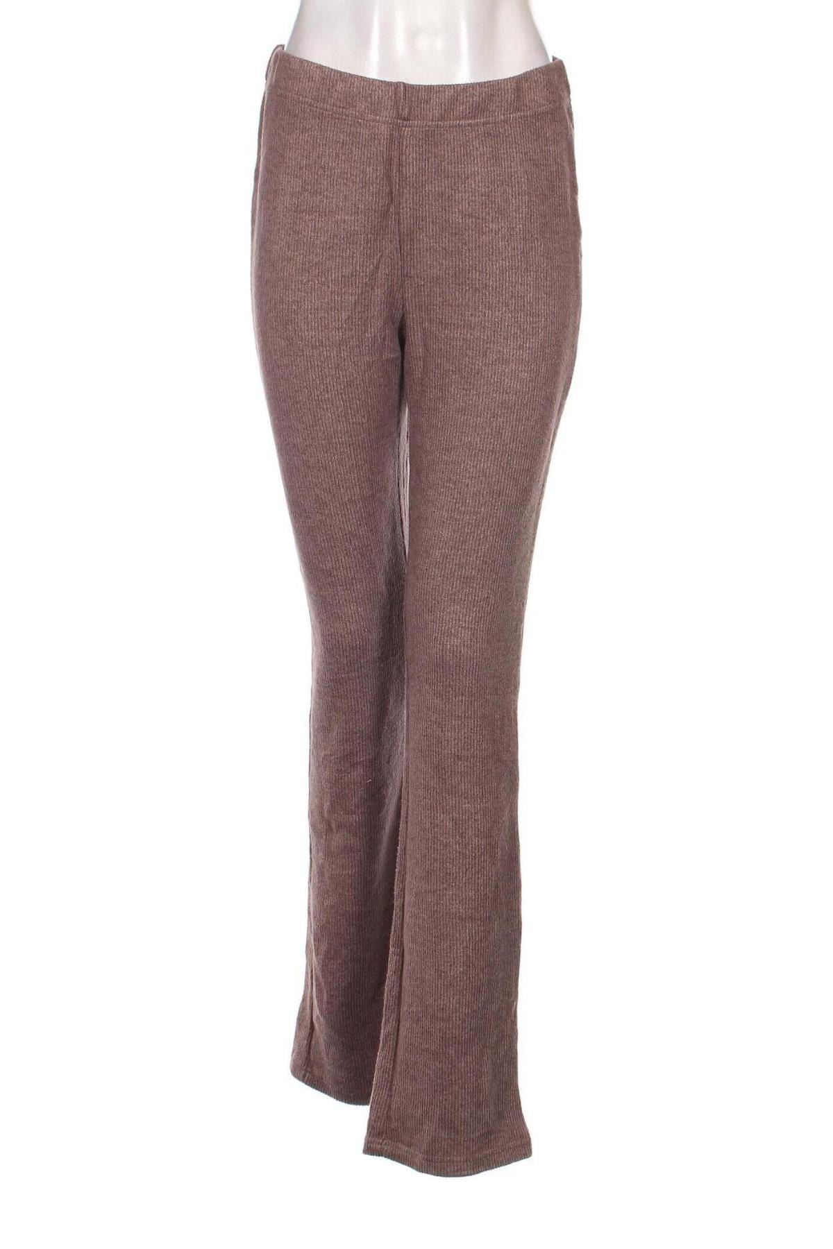 Pantaloni de femei Amisu, Mărime L, Culoare Maro, Preț 18,12 Lei