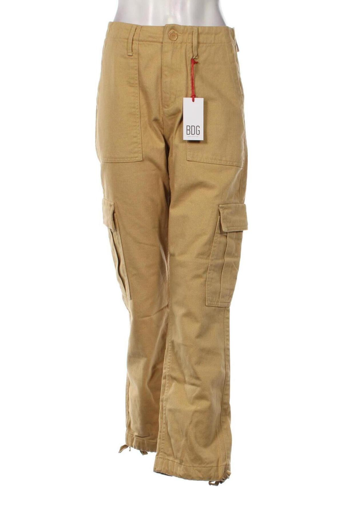 Дамски панталон BDG, Размер S, Цвят Бежов, Цена 23,49 лв.
