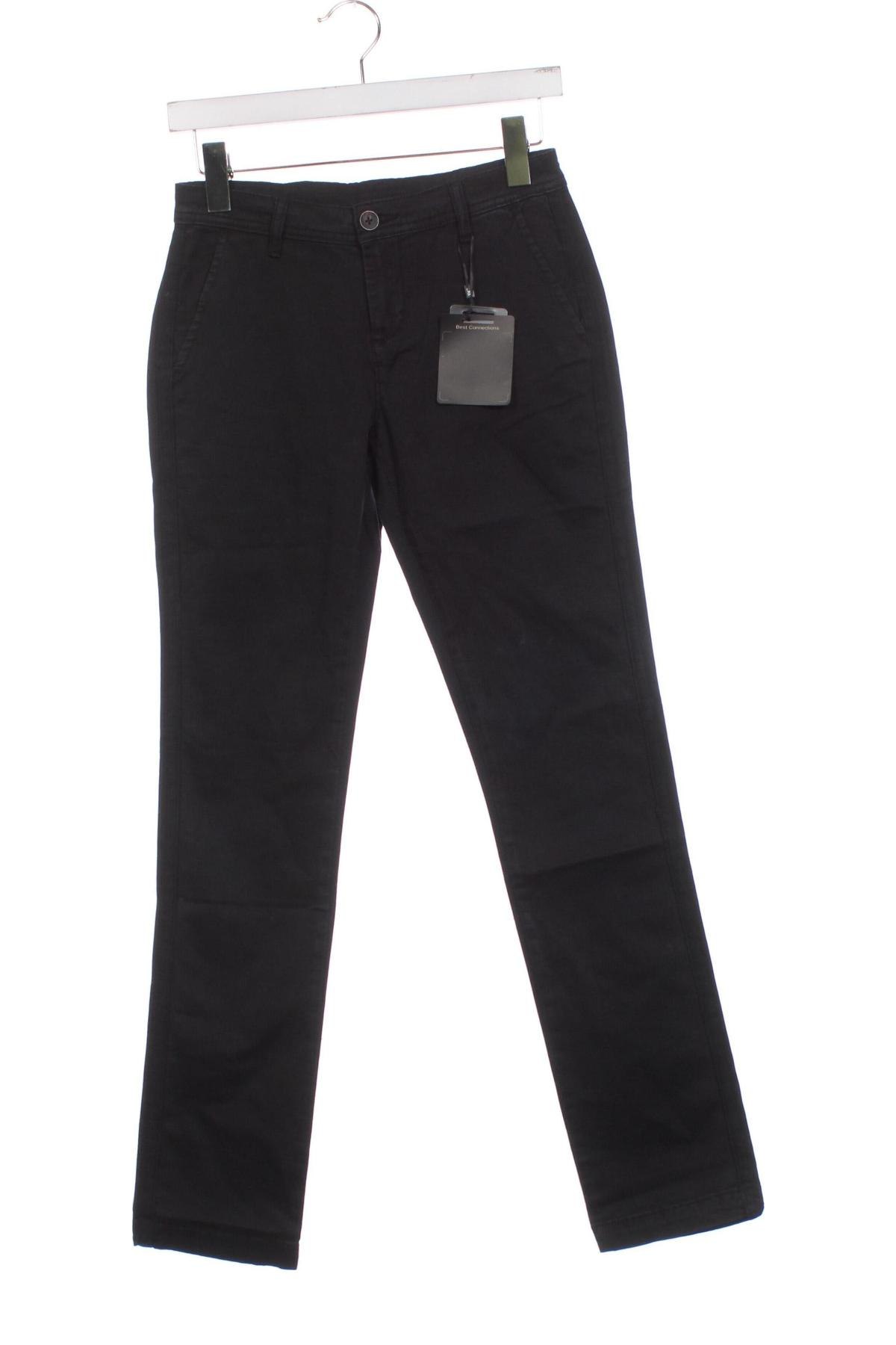 Γυναικείο παντελόνι Best Connections, Μέγεθος XS, Χρώμα Μαύρο, Τιμή 8,06 €