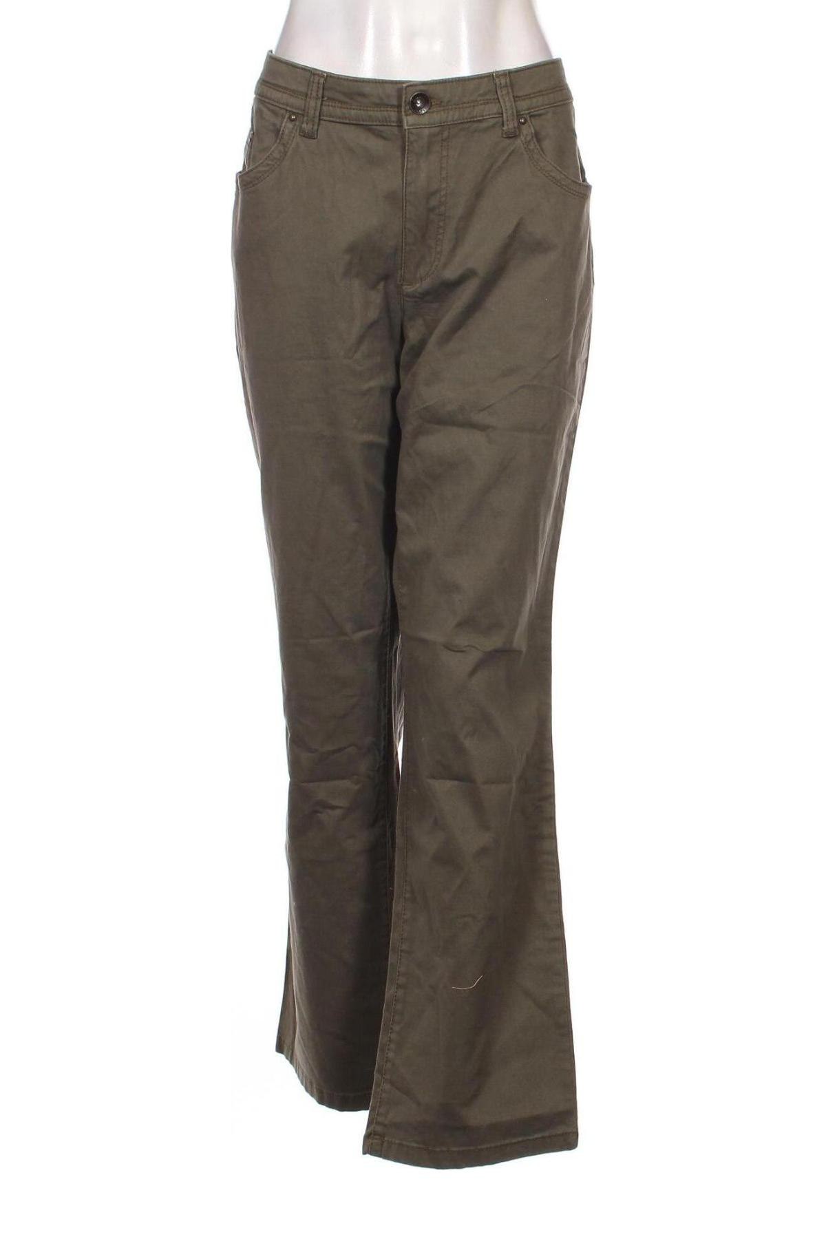 Дамски панталон Biaggini, Размер XL, Цвят Зелен, Цена 29,00 лв.