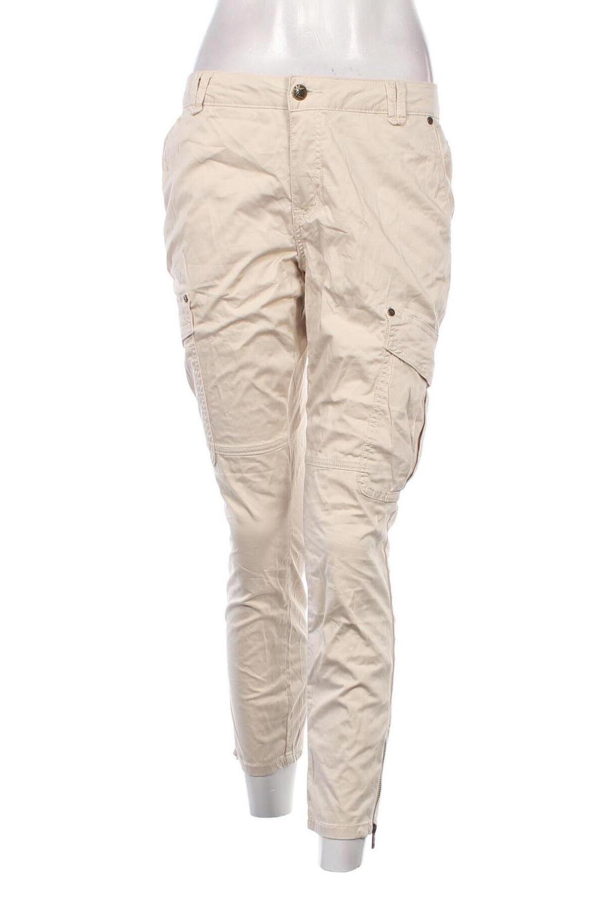 Pantaloni de femei Culture, Mărime M, Culoare Bej, Preț 17,17 Lei