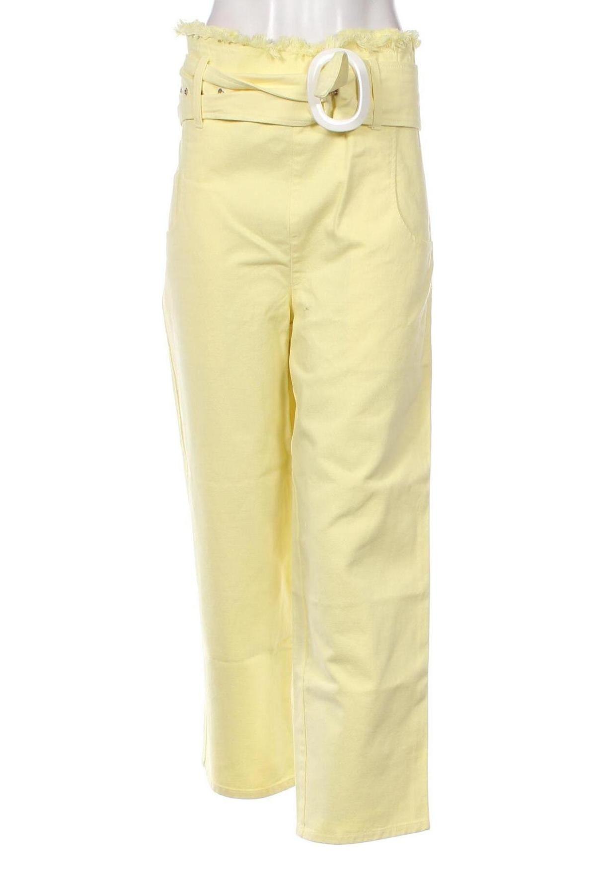 Pantaloni de femei Fete Imperiale, Mărime L, Culoare Galben, Preț 348,03 Lei