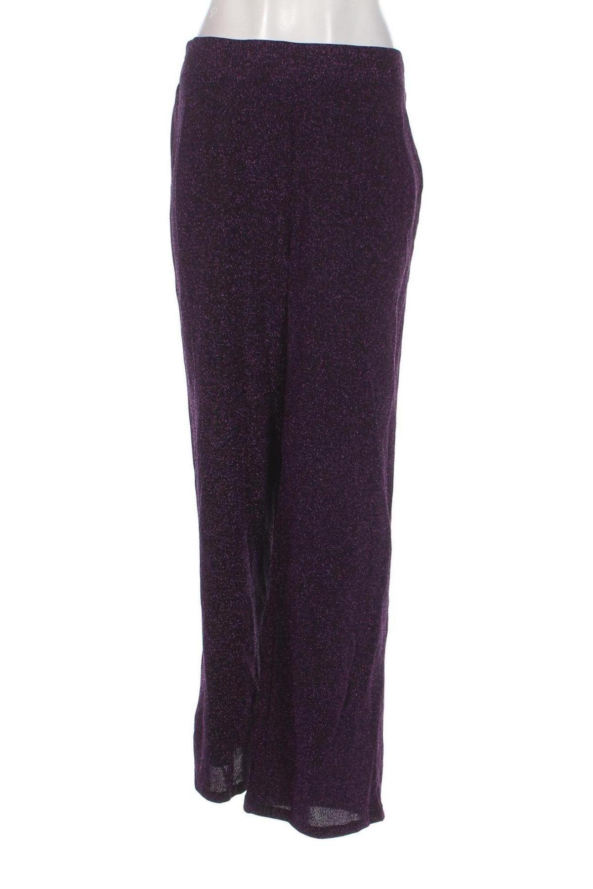 Дамски панталон Kiabi, Размер L, Цвят Лилав, Цена 8,74 лв.
