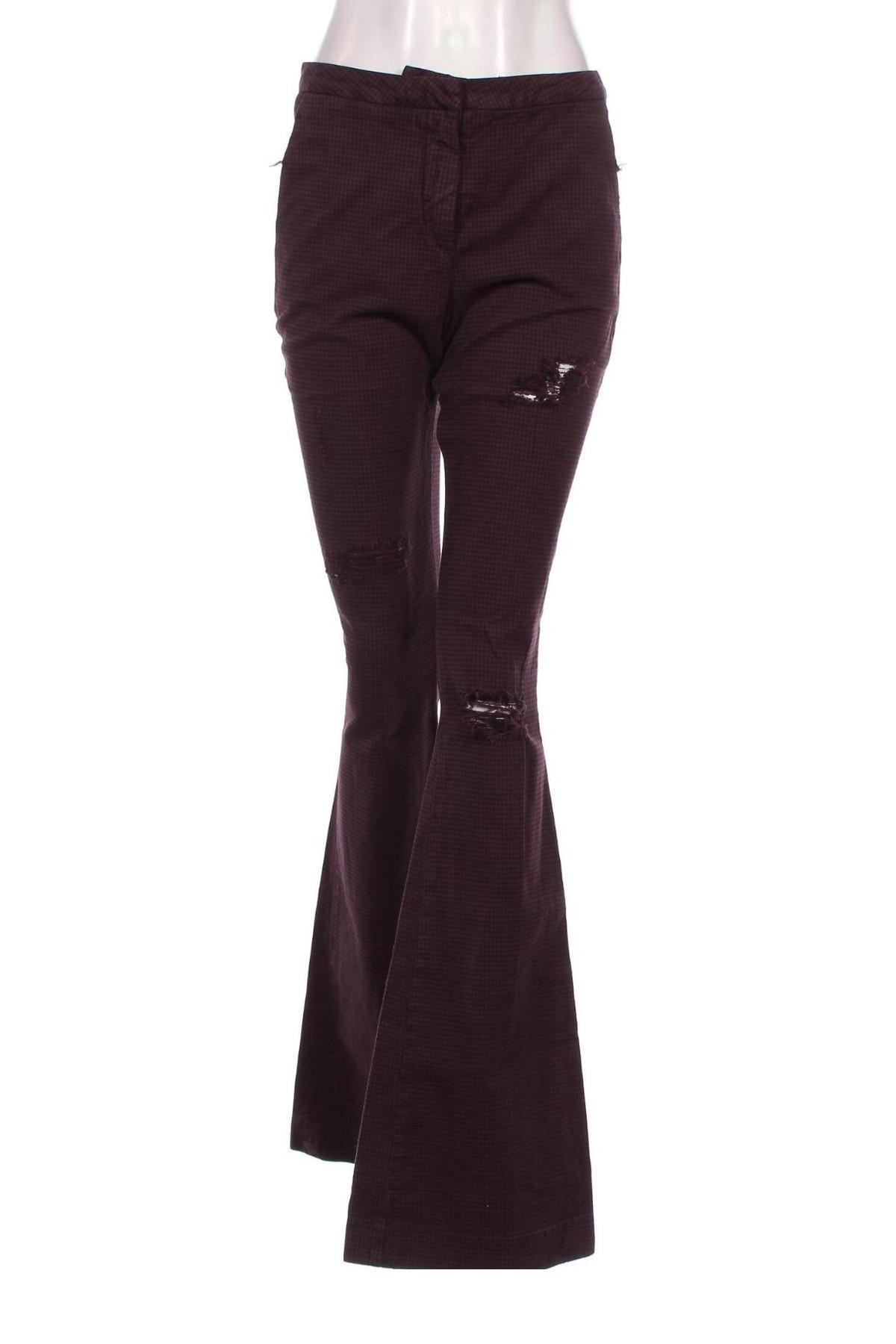 Γυναικείο παντελόνι Made In Italy, Μέγεθος S, Χρώμα Βιολετί, Τιμή 7,35 €
