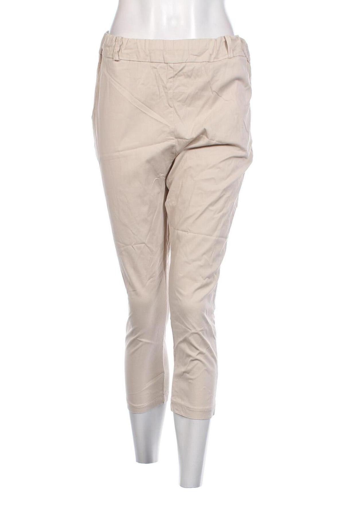 Дамски панталон Made In Italy, Размер S, Цвят Бежов, Цена 29,00 лв.