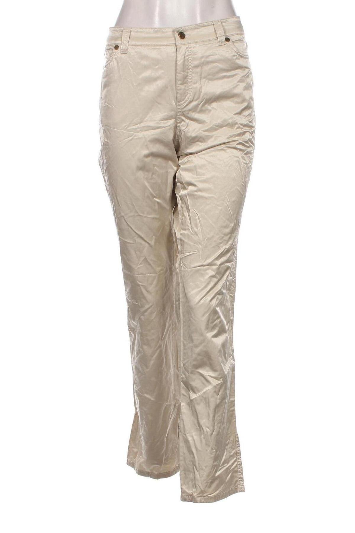 Дамски панталон Oui, Размер XL, Цвят Екрю, Цена 12,25 лв.