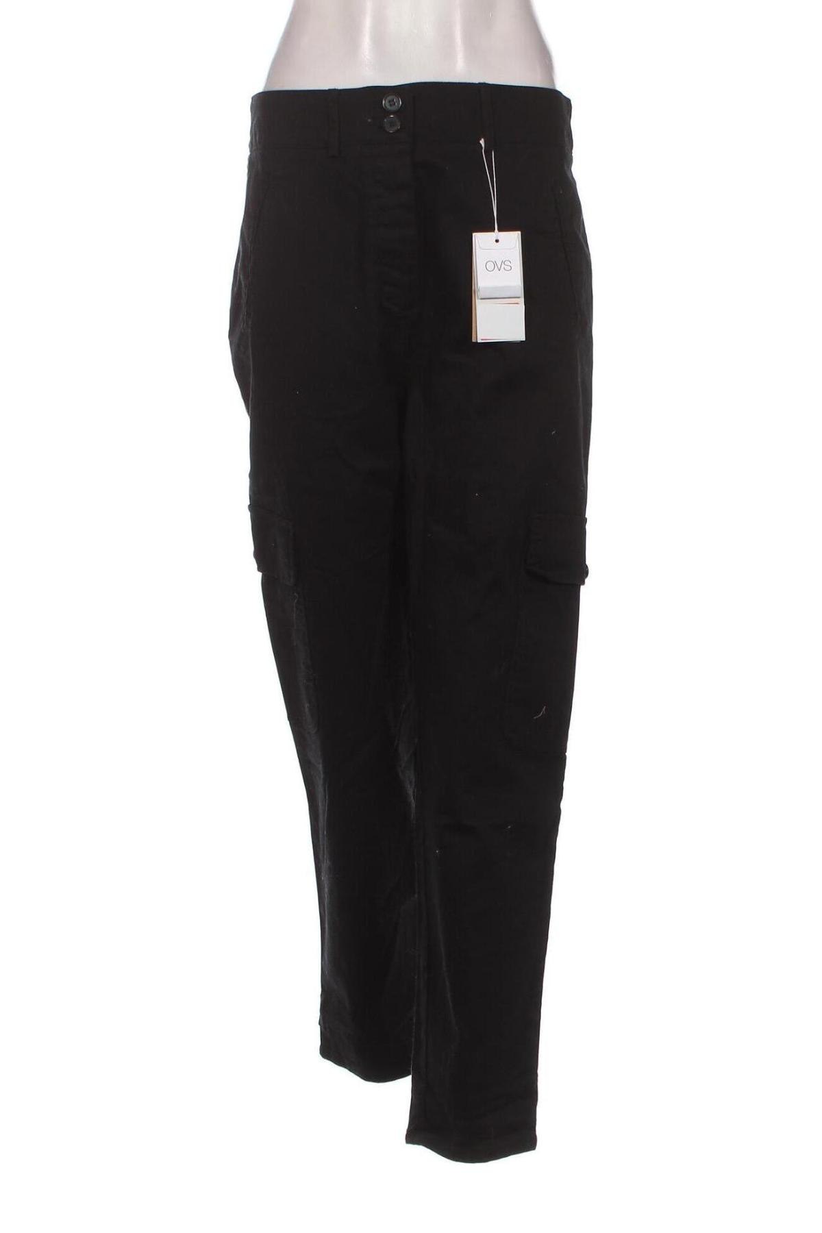 Pantaloni de femei Oviesse, Mărime M, Culoare Negru, Preț 27,24 Lei