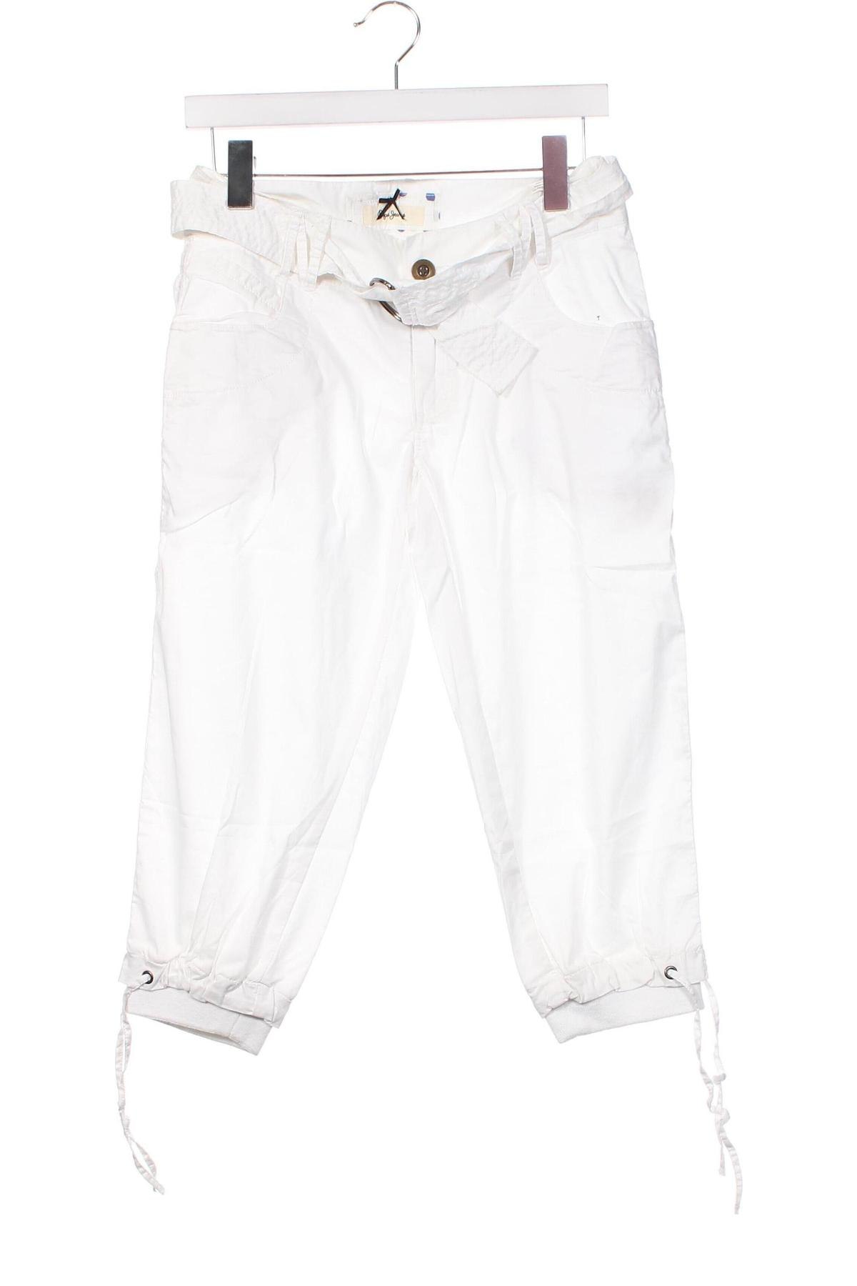 Pantaloni de femei Pepe Jeans, Mărime S, Culoare Alb, Preț 96,05 Lei