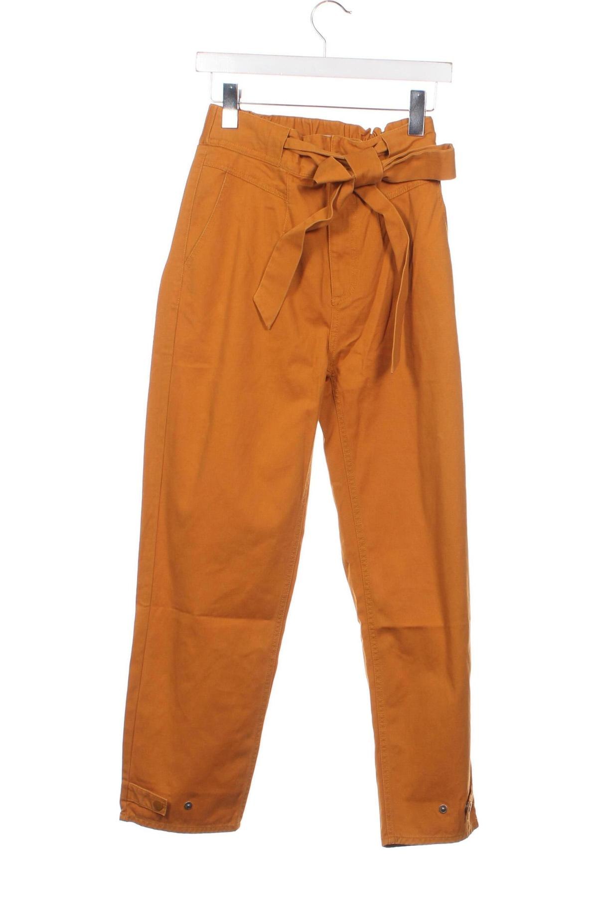 Γυναικείο παντελόνι Pepe Jeans, Μέγεθος XS, Χρώμα Κίτρινο, Τιμή 6,02 €
