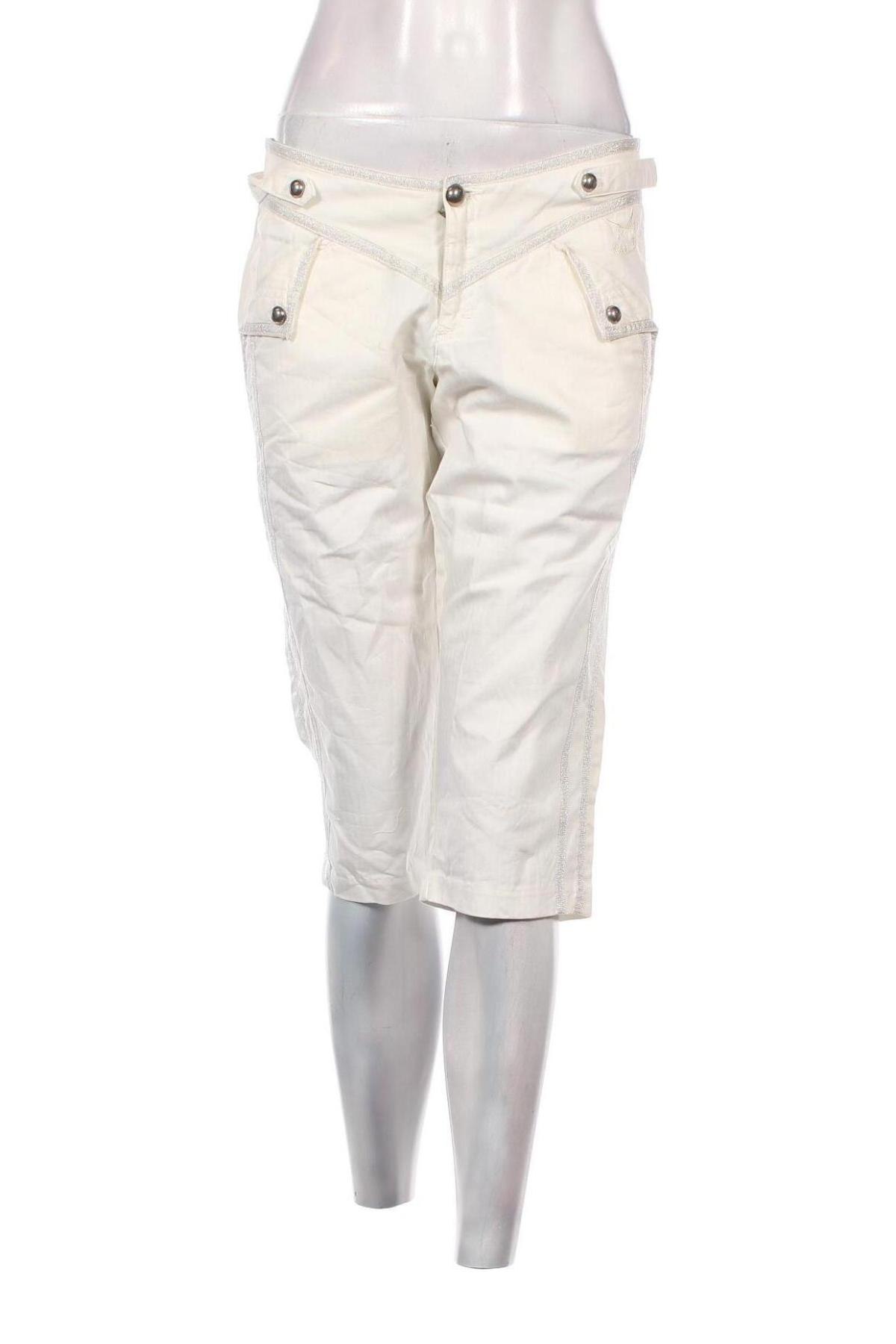 Дамски панталон Pepe Jeans, Размер M, Цвят Бял, Цена 14,60 лв.