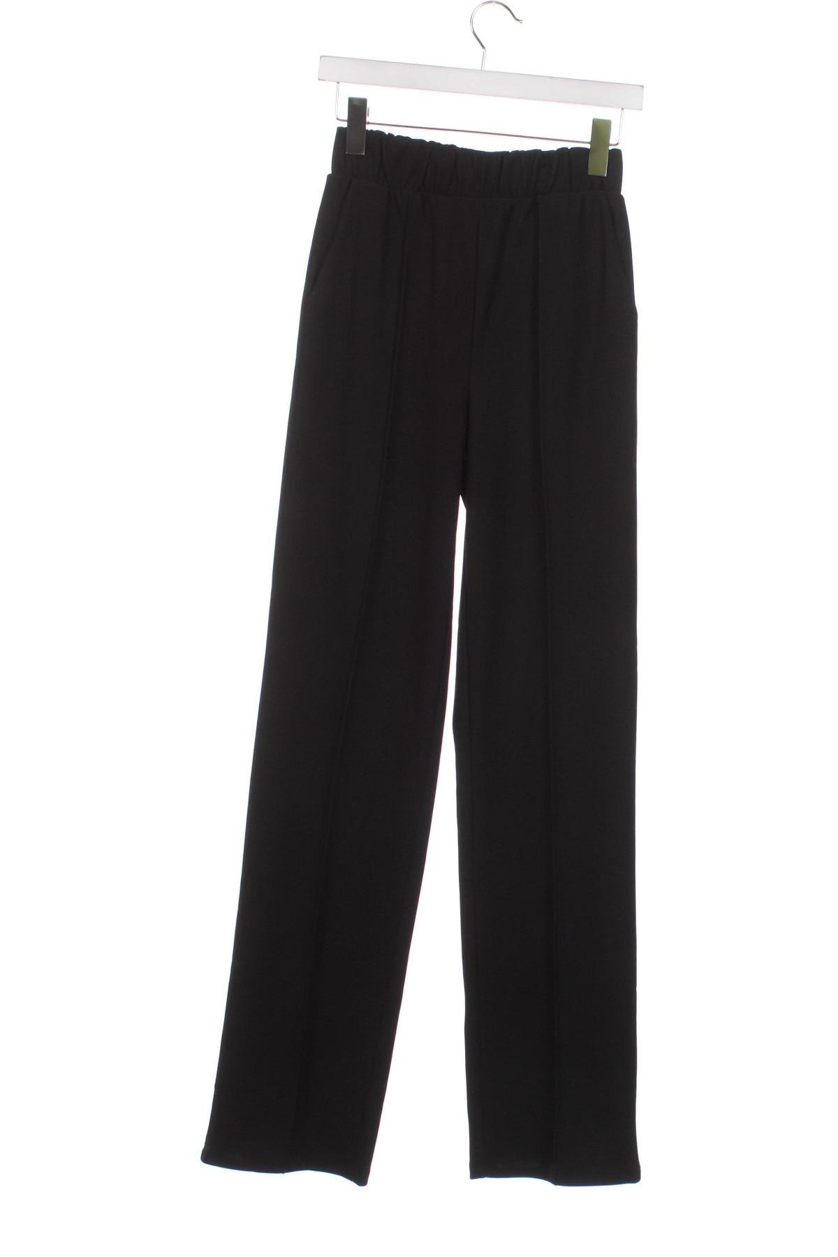 Γυναικείο παντελόνι Pieces, Μέγεθος XS, Χρώμα Μαύρο, Τιμή 7,80 €