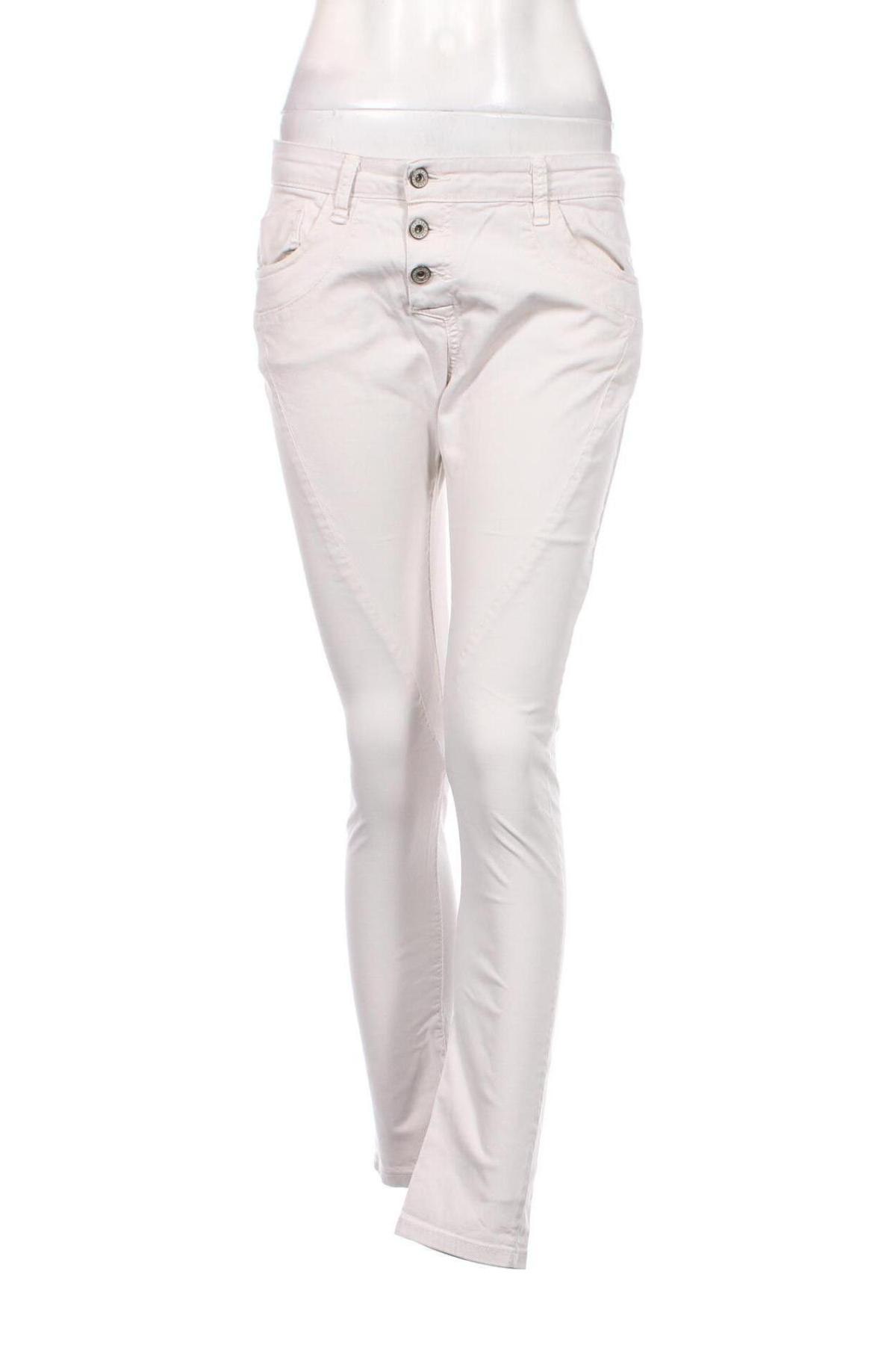 Дамски панталон Please, Размер S, Цвят Екрю, Цена 9,31 лв.