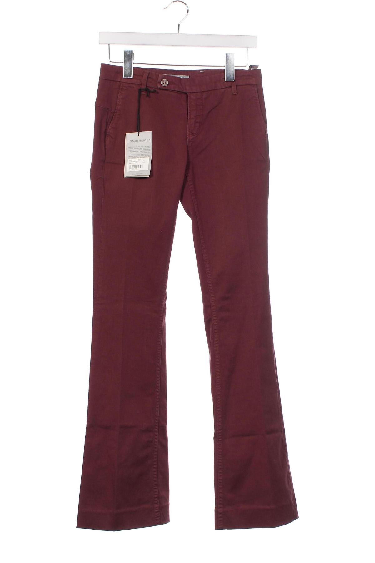 Дамски панталон Silvian Heach, Размер S, Цвят Червен, Цена 146,00 лв.