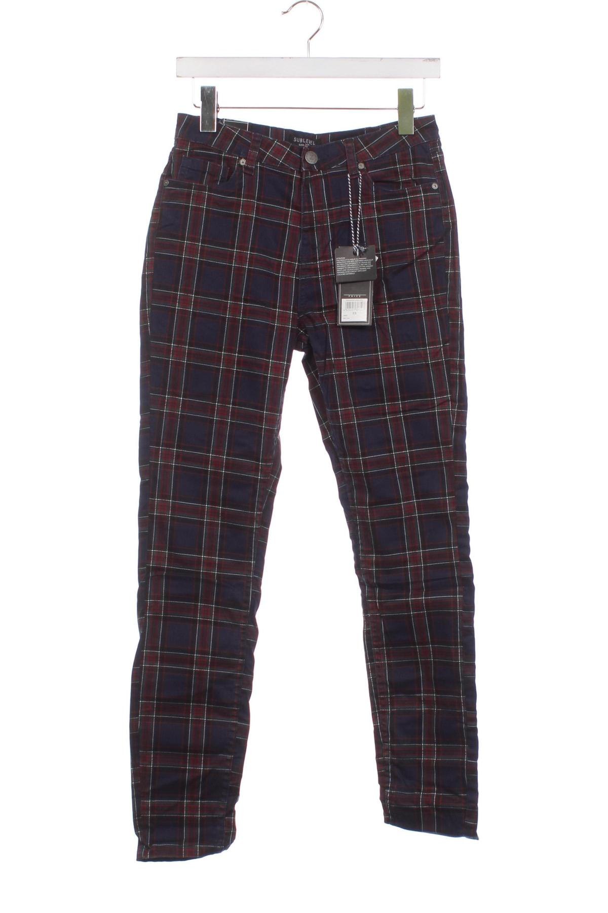 Γυναικείο παντελόνι Sublevel, Μέγεθος XS, Χρώμα Πολύχρωμο, Τιμή 8,06 €