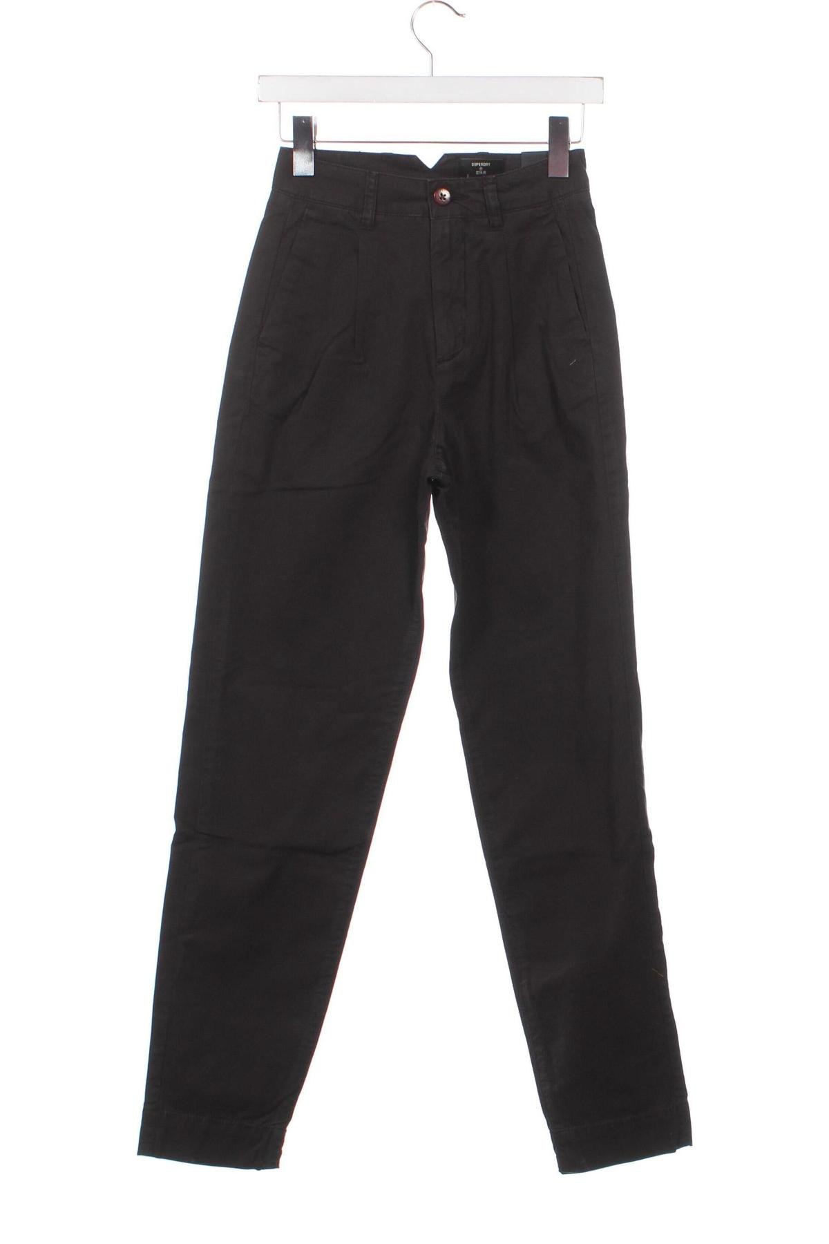 Γυναικείο παντελόνι Superdry, Μέγεθος XS, Χρώμα Γκρί, Τιμή 12,46 €