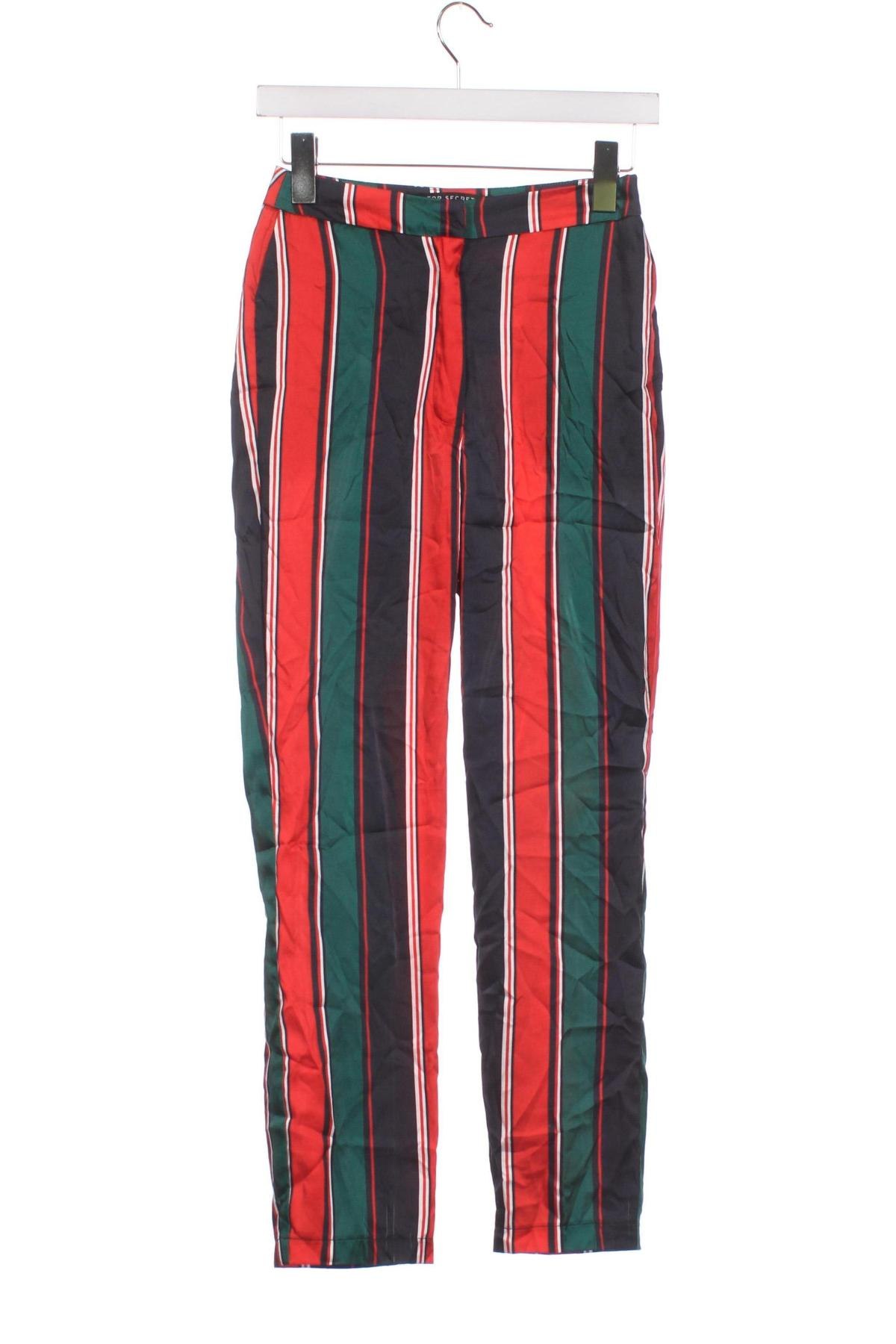 Дамски панталон Top Secret, Размер XS, Цвят Многоцветен, Цена 6,67 лв.