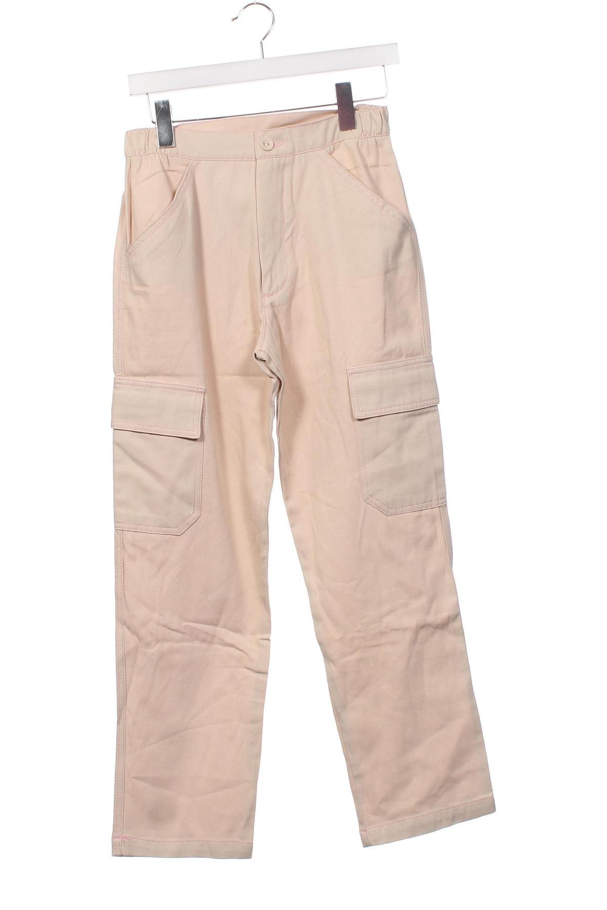 Дамски панталон Vintage Supply, Размер XS, Цвят Бежов, Цена 24,36 лв.
