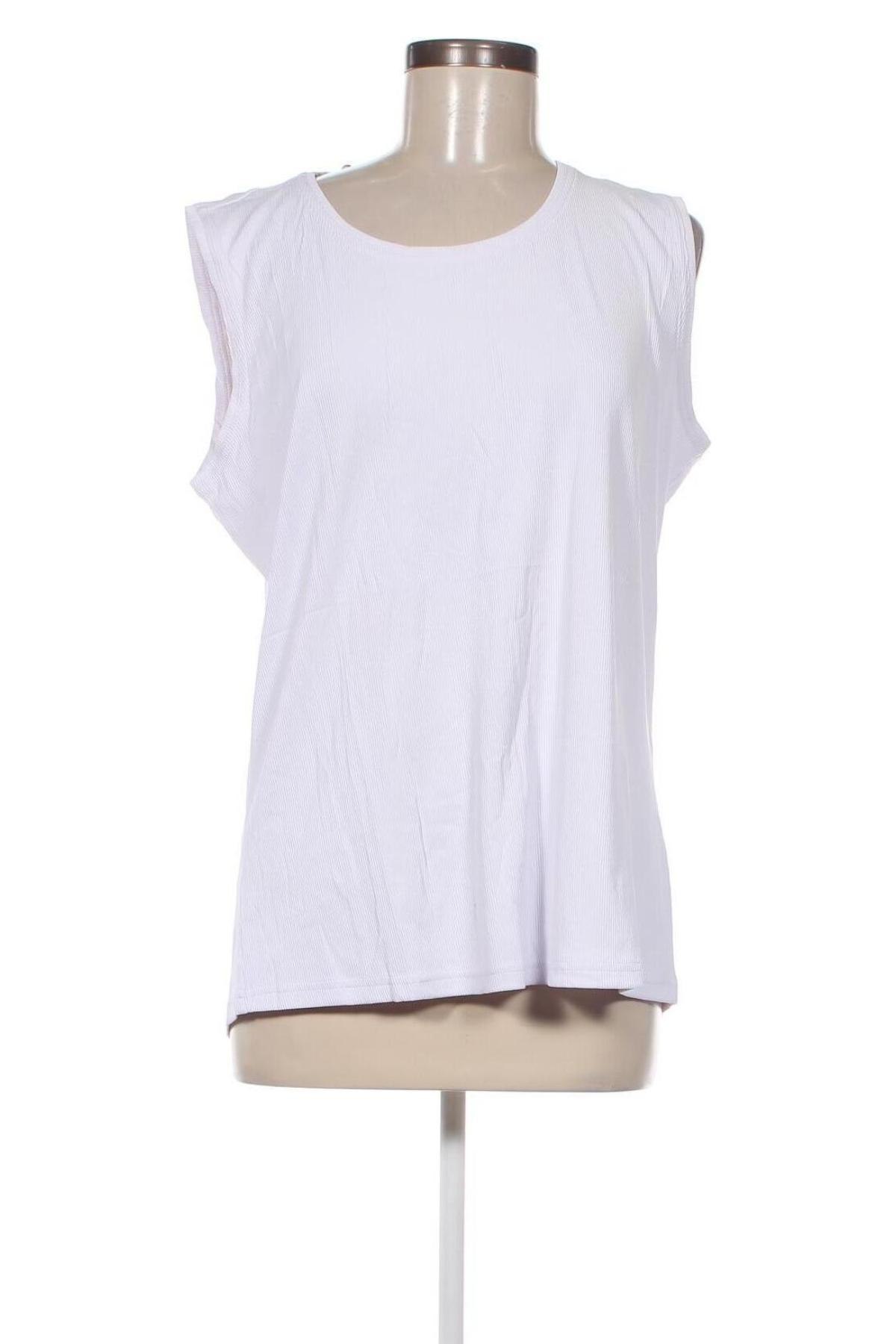 Γυναικείο αμάνικο μπλουζάκι Bonita, Μέγεθος XL, Χρώμα Λευκό, Τιμή 3,03 €