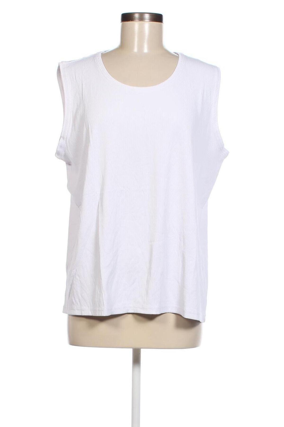 Γυναικείο αμάνικο μπλουζάκι Bonita, Μέγεθος XXL, Χρώμα Λευκό, Τιμή 8,01 €