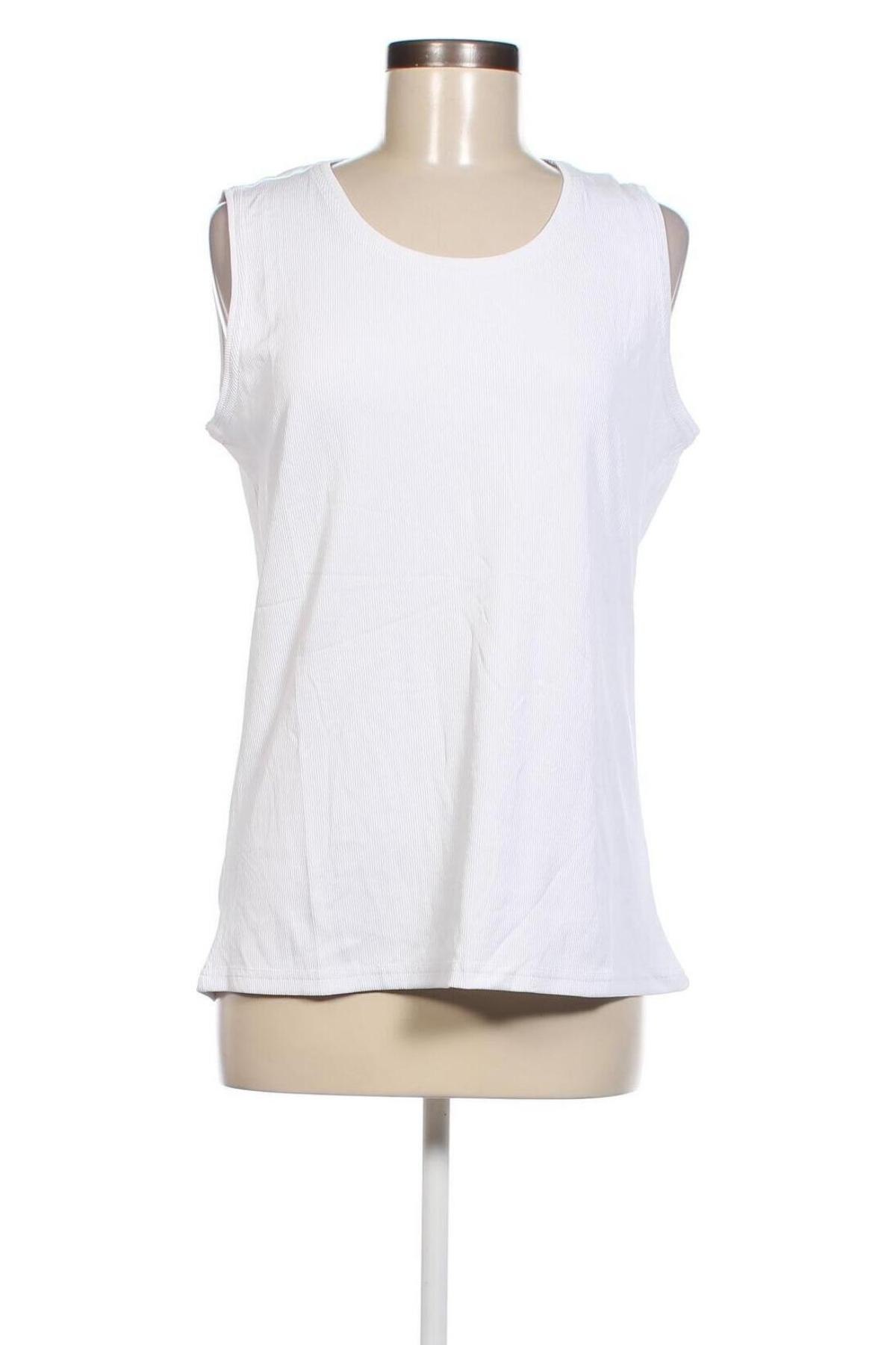 Γυναικείο αμάνικο μπλουζάκι Bonita, Μέγεθος L, Χρώμα Λευκό, Τιμή 3,14 €