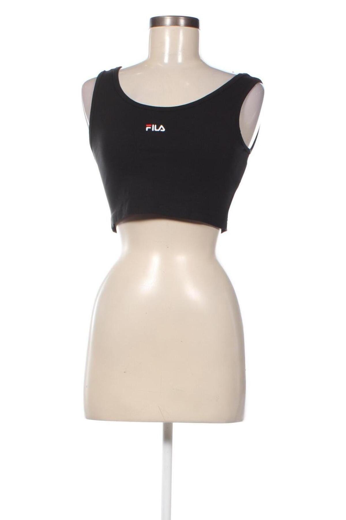 Γυναικείο αμάνικο μπλουζάκι FILA, Μέγεθος M, Χρώμα Μαύρο, Τιμή 14,95 €