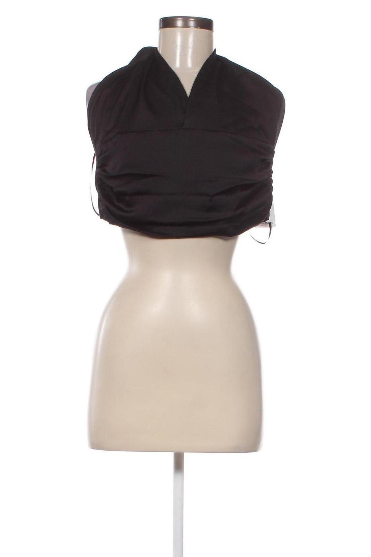 Γυναικείο αμάνικο μπλουζάκι Gina Tricot, Μέγεθος L, Χρώμα Μαύρο, Τιμή 8,91 €
