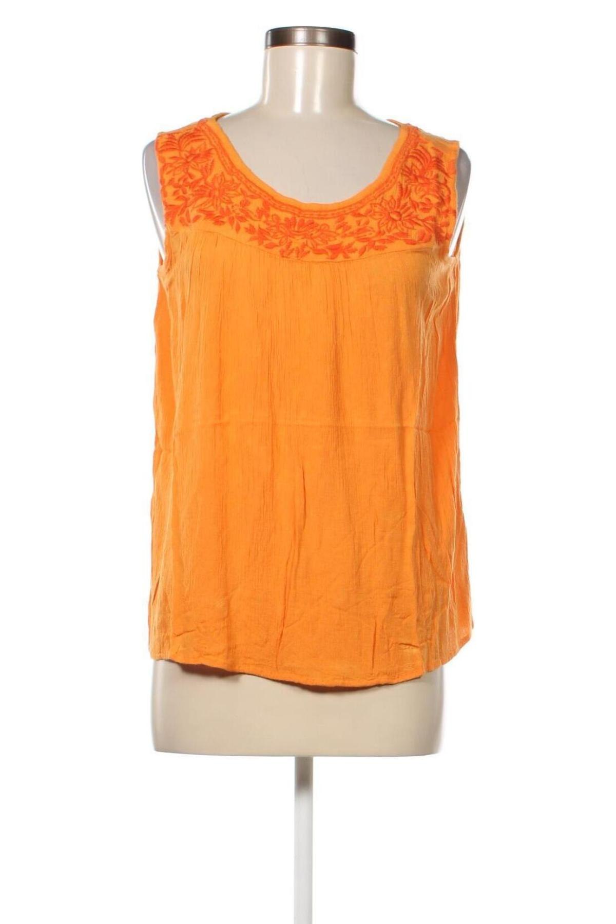 Γυναικείο αμάνικο μπλουζάκι Urban By Venca, Μέγεθος S, Χρώμα Πορτοκαλί, Τιμή 5,73 €