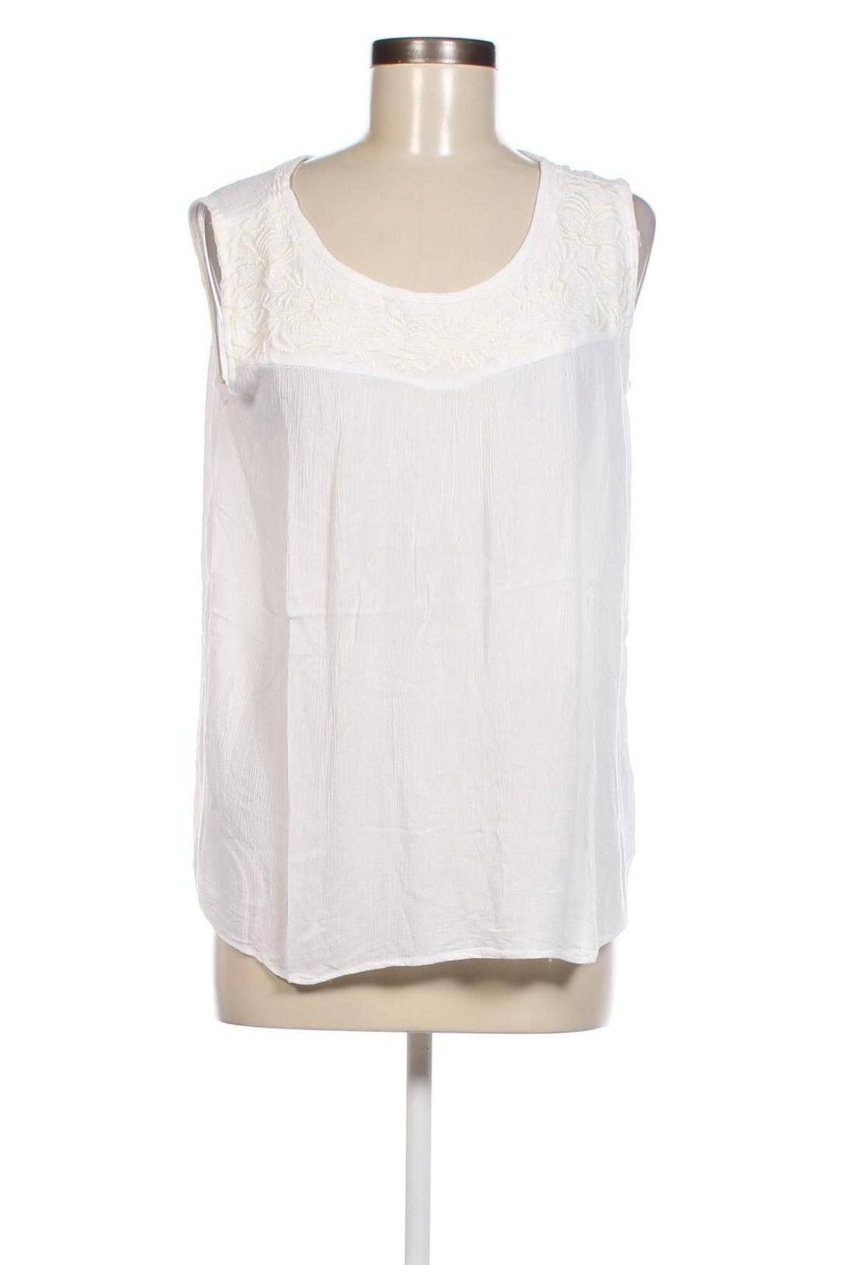Γυναικείο αμάνικο μπλουζάκι Urban By Venca, Μέγεθος S, Χρώμα Λευκό, Τιμή 5,84 €
