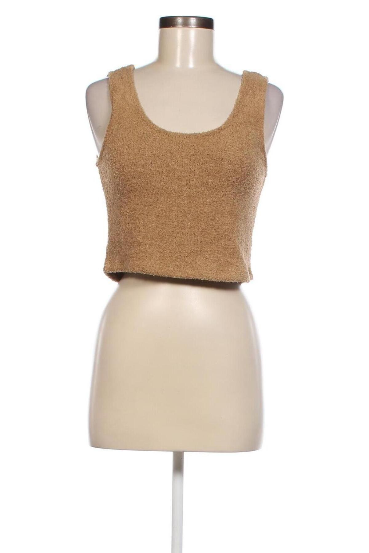 Γυναικείο αμάνικο μπλουζάκι Vero Moda, Μέγεθος L, Χρώμα  Μπέζ, Τιμή 9,74 €
