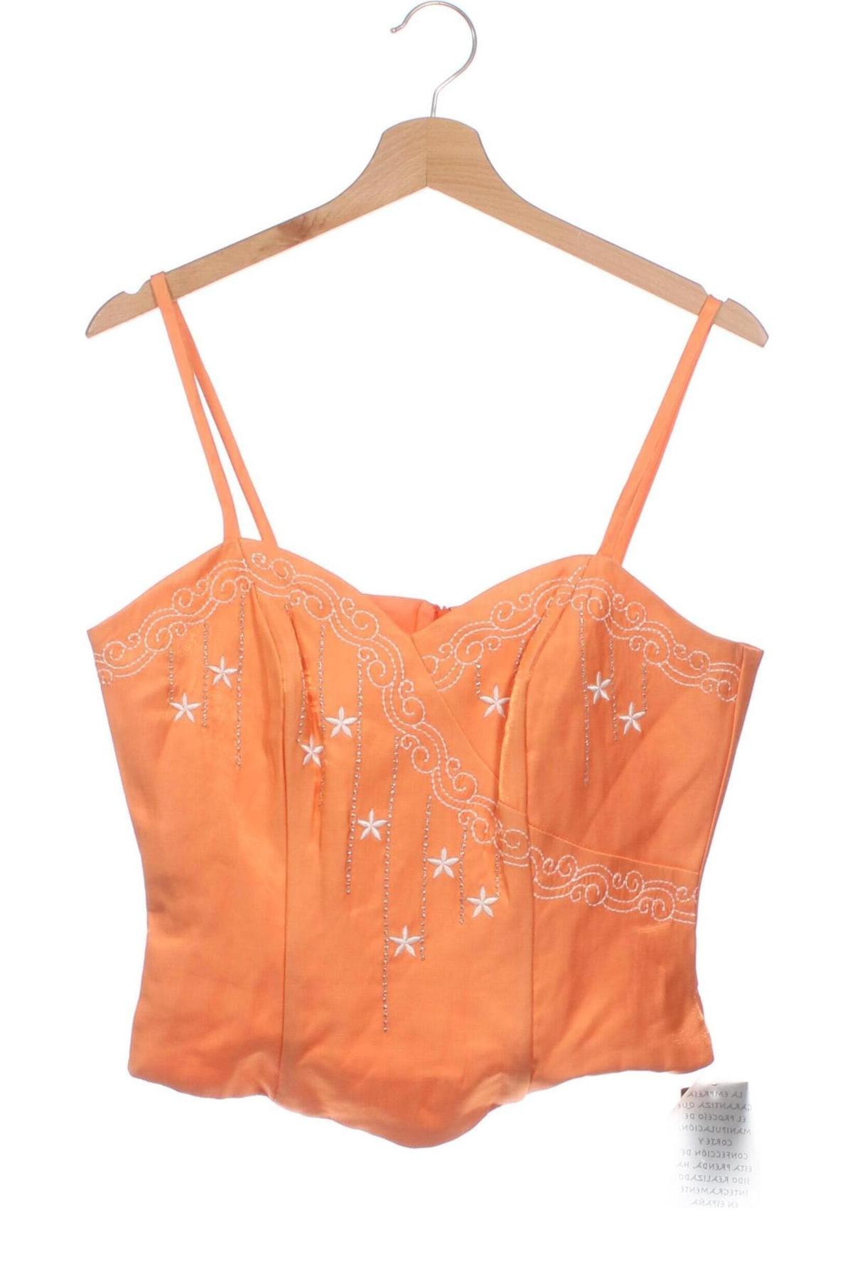 Γυναικείο αμάνικο μπλουζάκι Vertize Gala, Μέγεθος XL, Χρώμα Πορτοκαλί, Τιμή 7,33 €