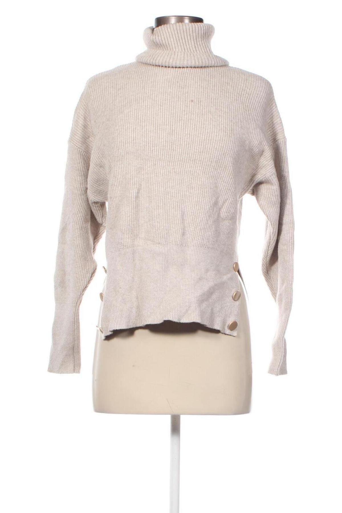 Дамски пуловер, Размер M, Цвят Бежов, Цена 4,93 лв.