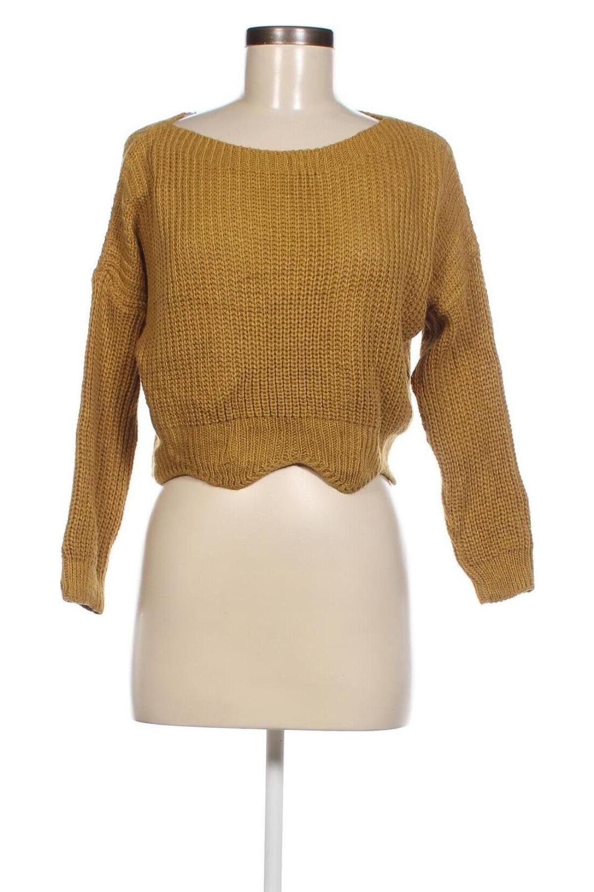 Дамски пуловер, Размер M, Цвят Жълт, Цена 4,93 лв.