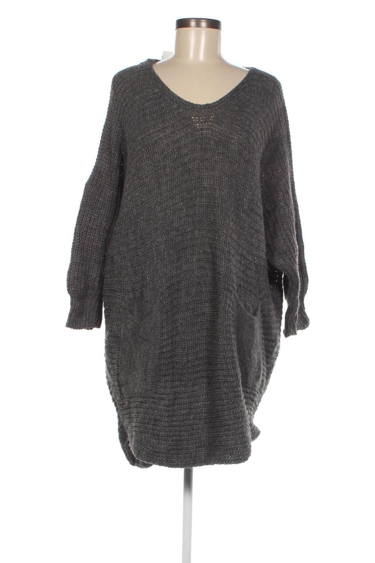Γυναικείο πουλόβερ, Μέγεθος XL, Χρώμα Γκρί, Τιμή 2,69 €
