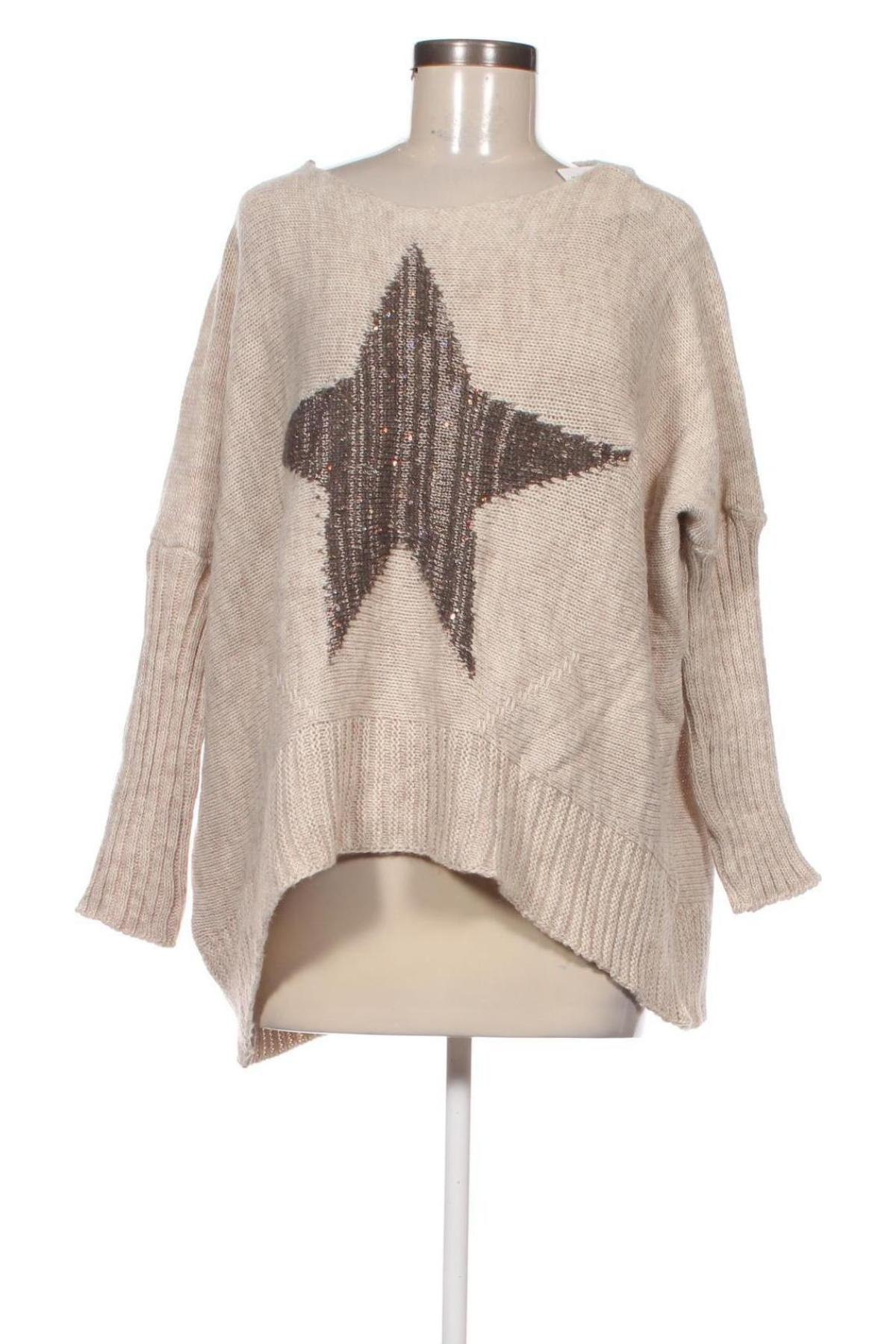 Damenpullover, Größe L, Farbe Beige, Preis 5,49 €