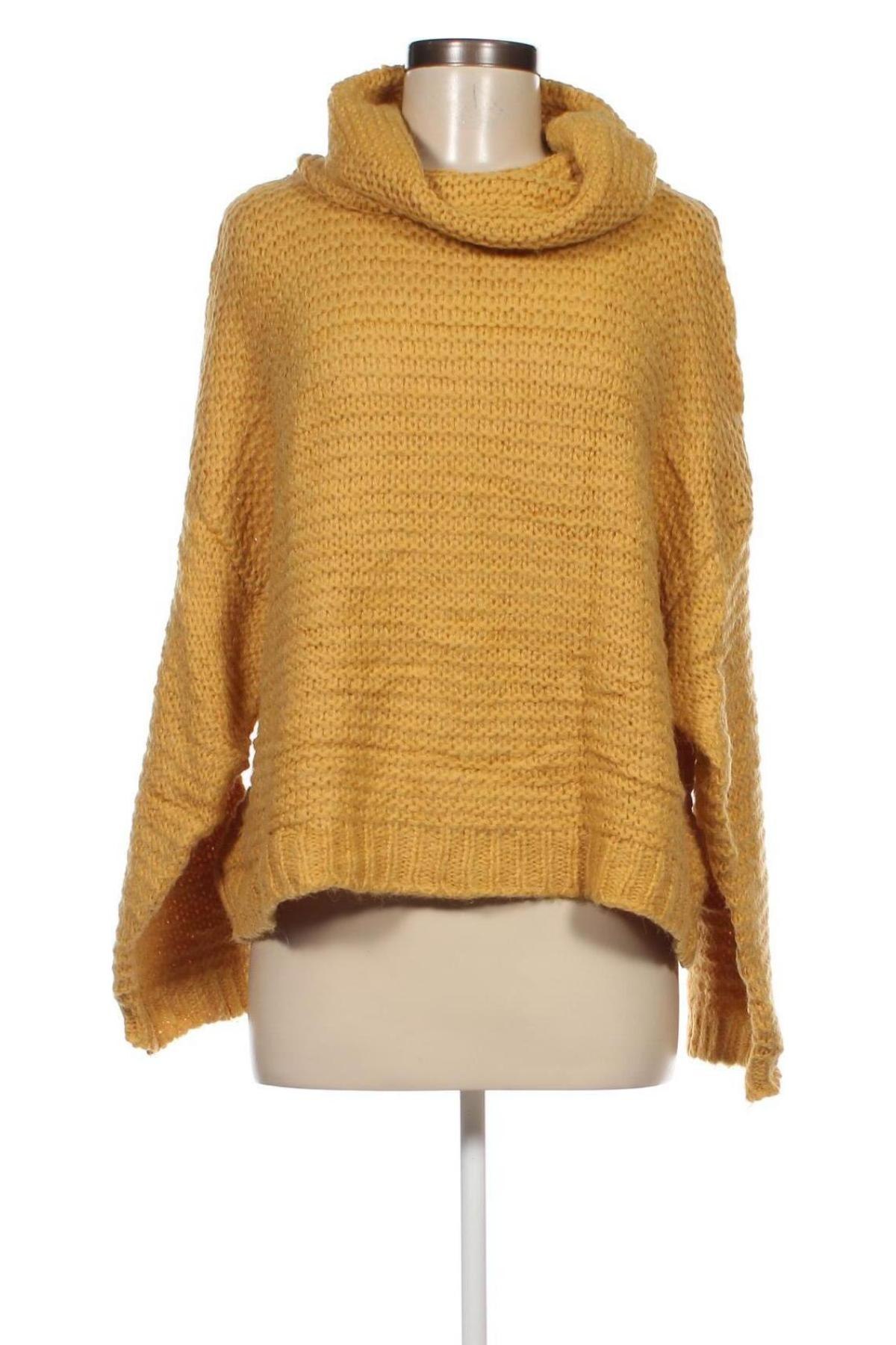 Дамски пуловер, Размер XS, Цвят Жълт, Цена 6,38 лв.