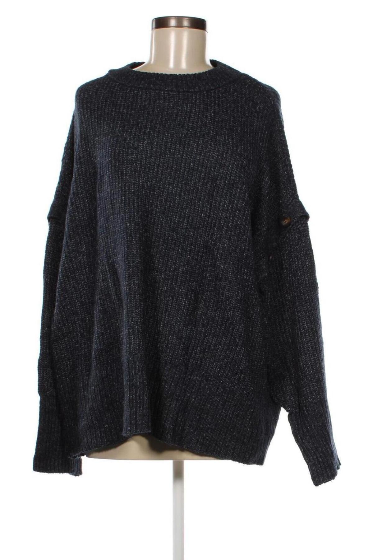 Дамски пуловер, Размер L, Цвят Син, Цена 6,96 лв.